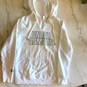 Women’s White Under Armour Hoodie
